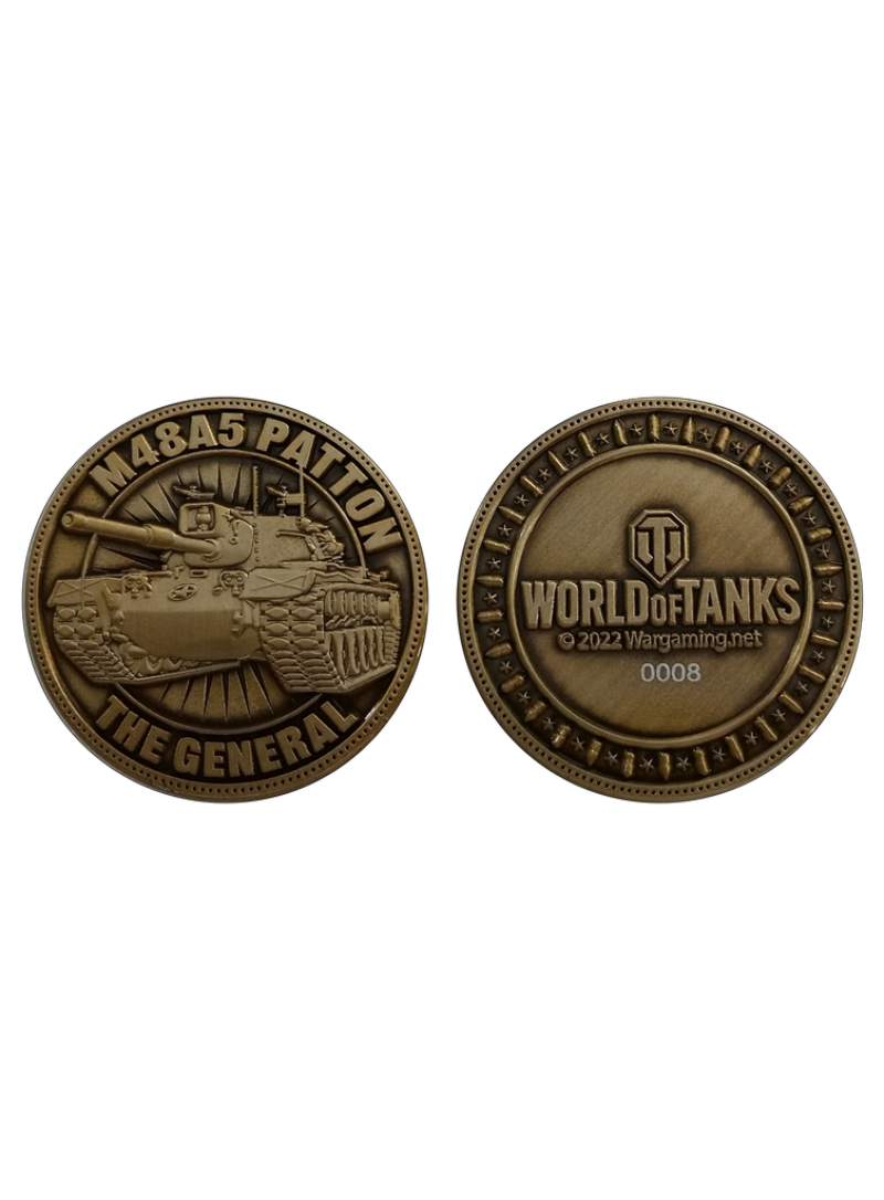 Pièce Collector World Of Tanks - M48A5 Patton - Édition Limitée - Neuf Sous Blister