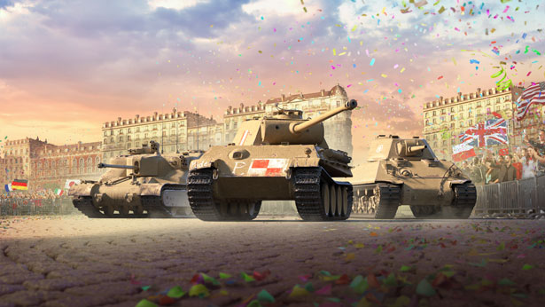 World of Tanks 10 Year Anniversary opens with Act 3 & Crouching Sturmtiger  Mode.