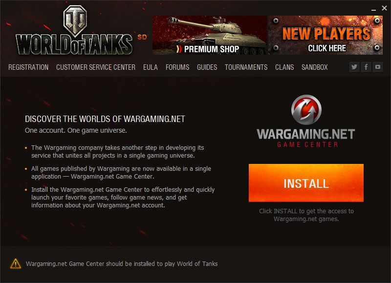 wargaming game center installation